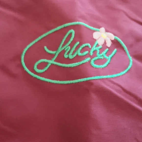 Lucky Daye Exclusive Coaches Jacket in Maroon Size XL